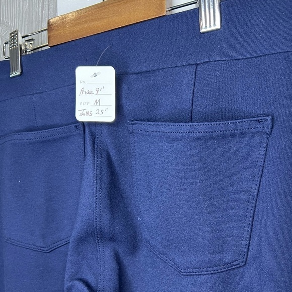 089. FLAWLESS Style & Co. Navy Blue Dress Pants Medium M - Picture 6 of 8